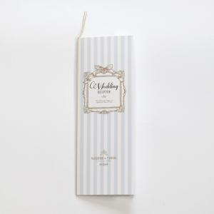 　席順表（印刷込み）／アンティーク　スウィート　ブルー／結婚式