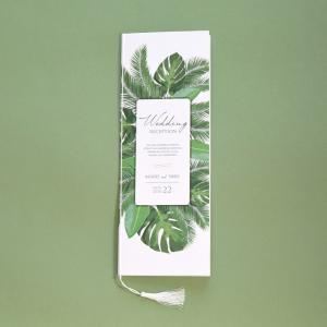 席次表 リーフ 結婚式 席順表 印刷込み ペーパーアイテム