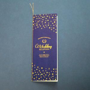 　席順表（印刷込み）／スターダスト／結婚式