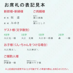 席札 スターライト 結婚式 席札 印刷込み ペ...の詳細画像3