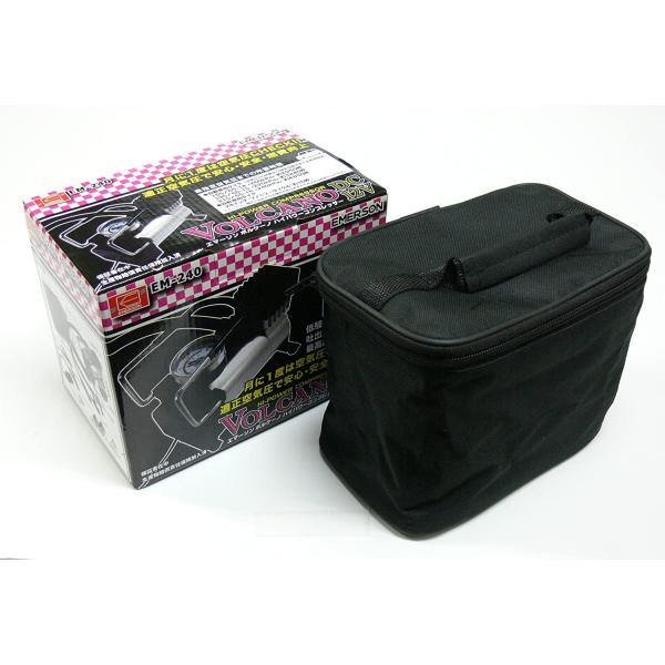 空気入れ ハイパワーコンプレッサー 車 自転車 バイク 浮き輪 ボート エマーソン ガレージ用品 E...