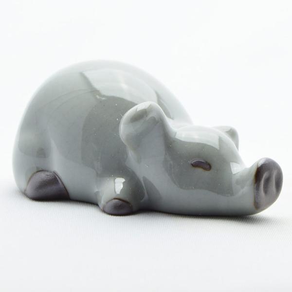 天香茶行 中国茶器 置物 汝窯茶寵・小猪