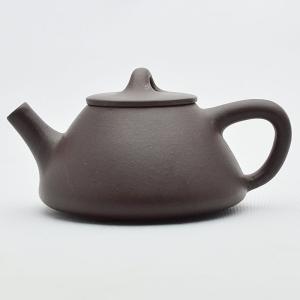 宜興紫砂壺・小扁敦120ml(濃茶)(中国茶器のティーポット 宜興紫砂壺・小扁敦120ml(濃茶)(中国茶器のティーポット