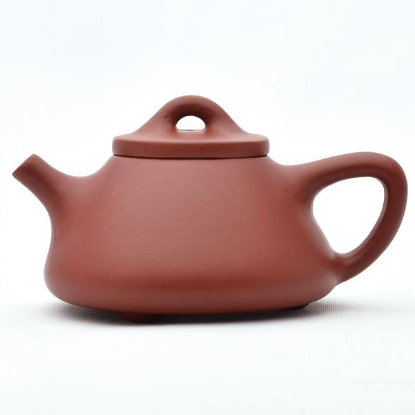 宜興紫砂壺・石瓢壺(徐玉鳳・赤茶) 100ml（中国茶器の茶壺・急須・ティーポット）