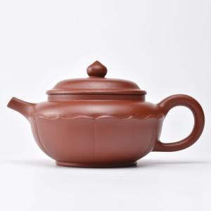 宜興紫砂壺・小扁敦120ml（濃茶）（中国茶器のティーポット