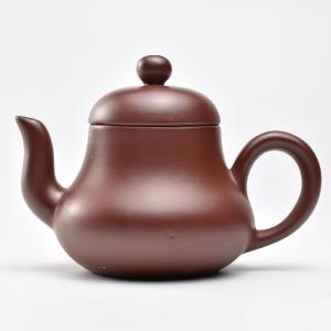 紫砂風 広東潮州 茶壺 急須 中国茶器・笑肚壺（赤茶）160ml : 天香茶行