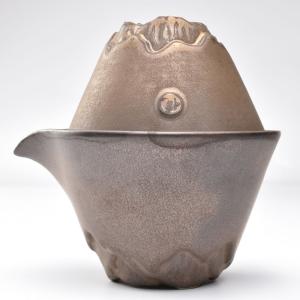 宜興紫砂壺・水平壺（徐年鳳）160ml（中国茶器の茶壺・ティーポット