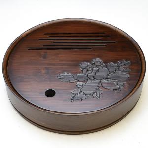 中国茶盤 紫竹軒工芸 功夫竹茶盤 36cm×24cm : 中国貿易公司ctc