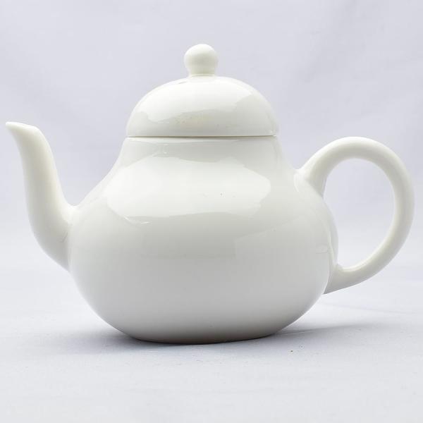 天香茶行 中国茶器 白磁思亭壺【キズなど】 150ml（満水160ml）
