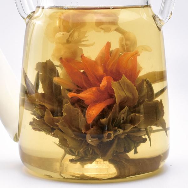 天香茶行 百合花籃(緑茶ベース) 7g前後 花咲く中国茶
