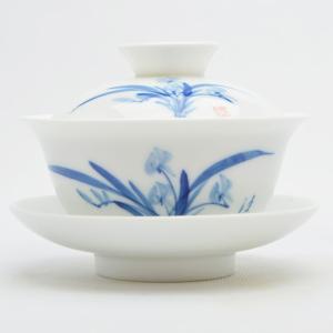 中国茶器・青花磁器茶海(山水)200ml（満水240ml） : 天香茶行・Yahoo店