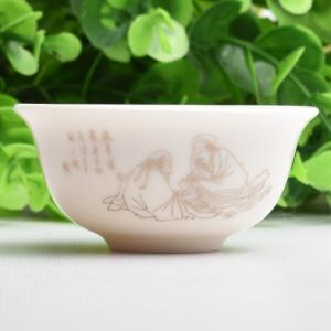 中国茶器・青花磁器 蓋碗(蓮)100ml（満水160ml） : 天香茶行・Yahoo店