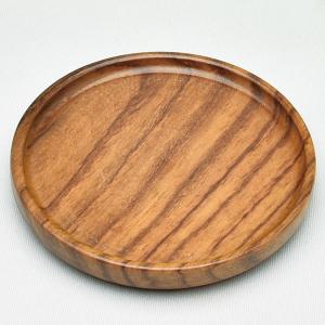 花梨木円茶托　径70×高11mm