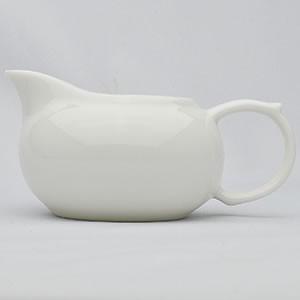 天香茶行 中国茶器 白磁茶海・矮海 130ml（満水160ml）