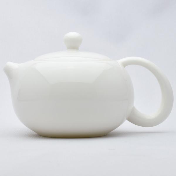 天香茶行 中国茶器 白磁西施壺 160ml（満水210ml）