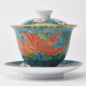中国　古七宝琺瑯彩　神獣文　煎茶碗　茶托　D　R9211 中国 古七宝琺瑯彩 神獣文 煎茶碗 茶托 D R9211 - メルカリ
