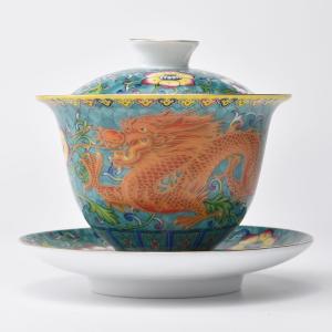 パステル緑海水竜紋蓋碗 中国茶器 景徳镇 蓋付き茶器 飲茶食器 煎茶具 未使用品 61+-w+92VNL._AC_SY200_QL15_.jpg