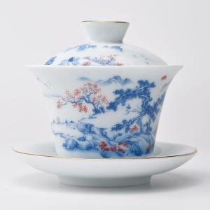 中国茶器 蓋碗（白磁） 90ml（満水140ml） : 天香茶行・Yahoo店 - 通販