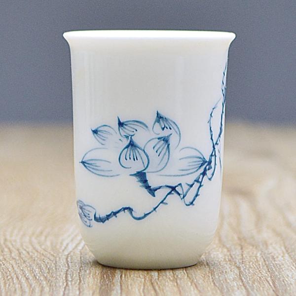 青花磁器 聞香杯（蓮）｜中国茶器の天香茶行