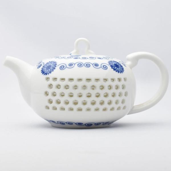 玲瓏茶壺（太陽花） 170ml（満水220ml） 中国茶器