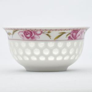 玲瓏杯（バラ） 30ml（満水45ml）中国茶器