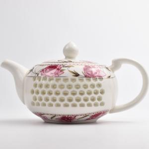 中国　古七宝琺瑯彩　茶合　碗鎮　U　R6182 中国 古七宝琺瑯彩 茶合 碗鎮 U R6182