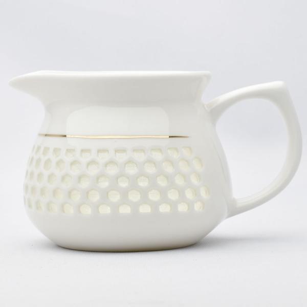 天香茶行 中国茶器 玲瓏蛍手茶海（金線）180ml（満水230ml）