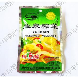 魚泉 双椒脆 中華物産　魚泉搾菜双椒脆 　ザーサイ　食品漬物　中華ザーサイ　おつまみ　ストリップ