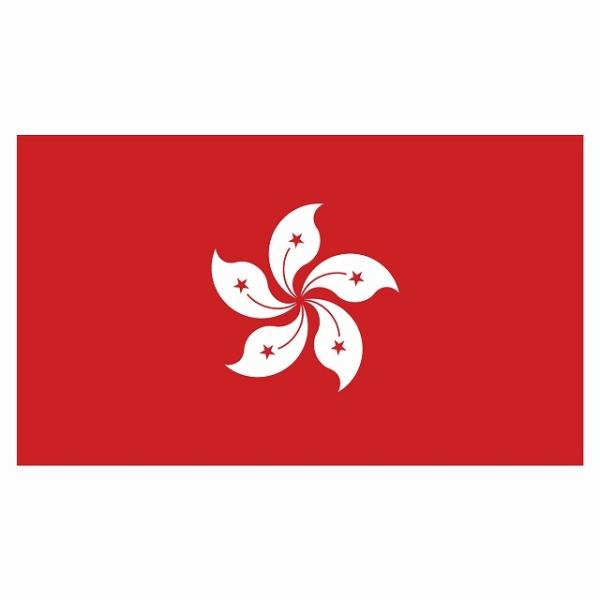 150x86mm 香港 Hong Kong 国旗 ステッカー シール National Flag 国...