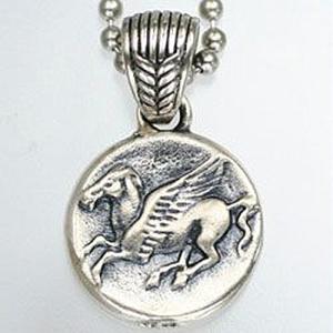 古代ギリシャ コインネックレス 「アテナ神/フクロウ」 : ワールド