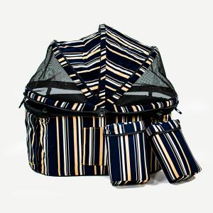 天使のカート レオパード・ブラック(M) 犬用品 ペット キャリーバッグ