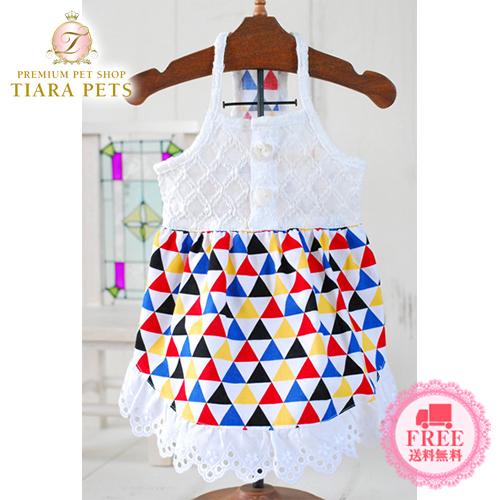 プエルト PUERTO キャミワンピジオメトリー 1h 2 2h 3 小型犬 犬服 ワンピース ドレ...