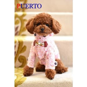 プエルト PUERTO ピンクツイードダッフル...の詳細画像3