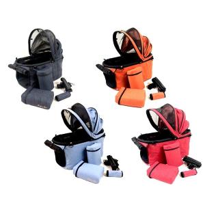 天使のカート レオパード・ブラック(M) 犬用品 ペット キャリーバッグ