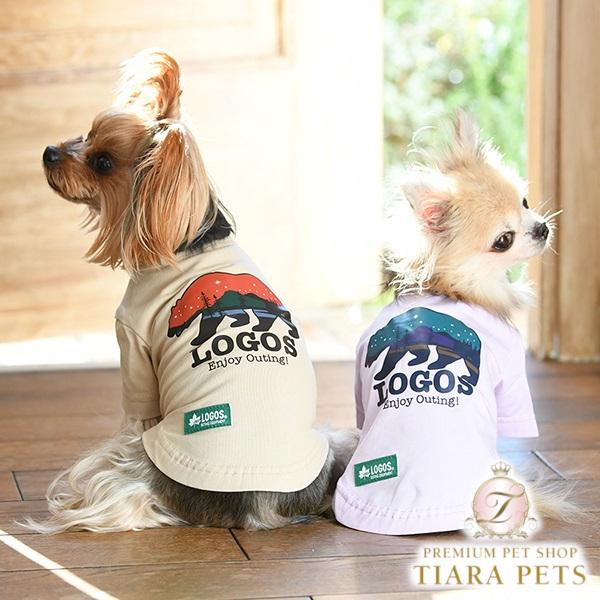 ロゴス LOGOS クマT 小型犬 犬服 ウエア トップス Tシャツ 半袖 カジュアル