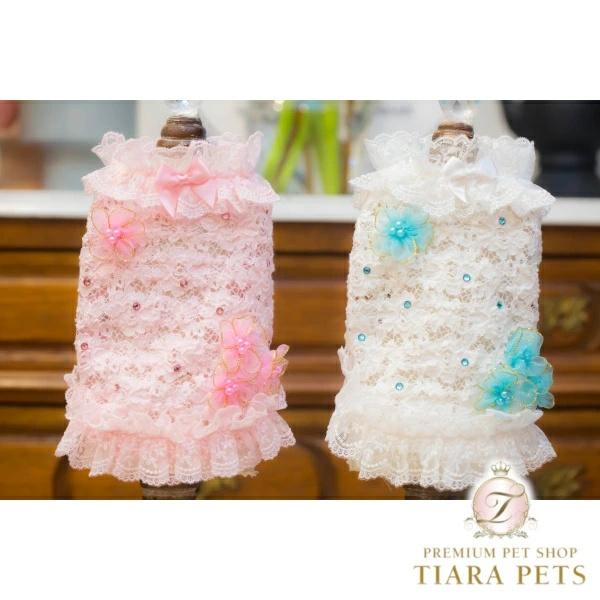 ブルブブ BUL BU-BU レーシーフラワーキャミ P/SSS/SS/SSL/S【小型犬 犬服 ウ...