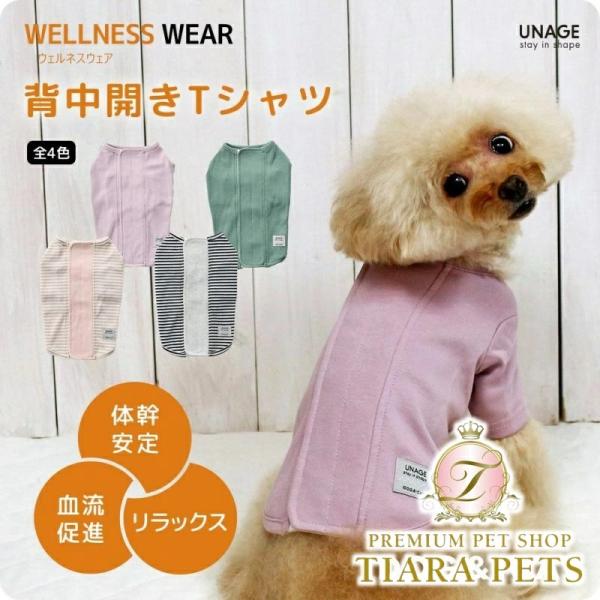 アイドッグ iDog UNAGE アンエイジ ウェルネスウェア 背中開きTシャツ アイドッグ メール...