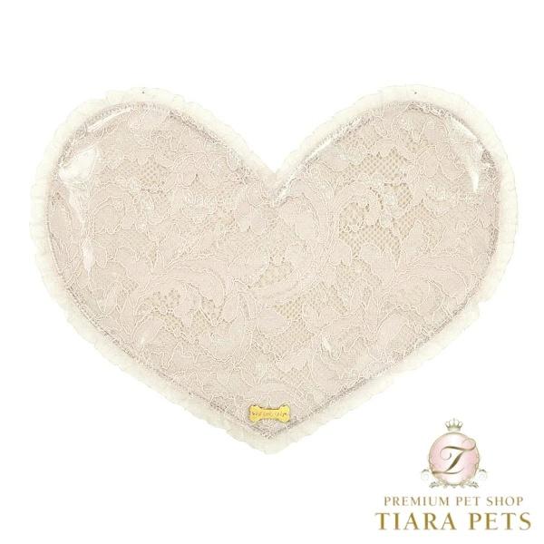 フォーペッツオンリー For Pets Only Heart Lace Lunch Time Mat...