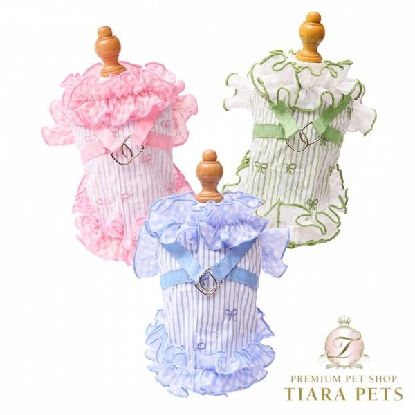 ゴッドピヴァ GODPIVA COOLストライプリボンハーネス XXS/XS/S/SM/M【小型犬 ...