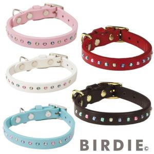 バーディ BIRDIE パールビーズカラー サイズ18 小型犬 猫 ペット 首輪 カジュアル カラー｜tiarapetsjapan