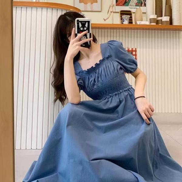 ワンピースレディースロング丈20代30代40代通勤きれいめ半袖ロング同窓会オシャレマキシワンピース呼...