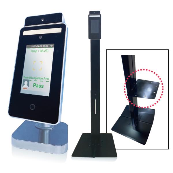 非接触型検温器 Quick Ｈygiene Terminal オプションスタンドセット（テーブル付き...