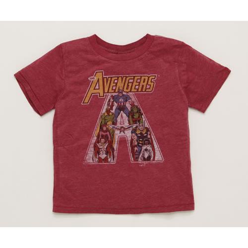 Junk Food (ジャンクフード) Tシャツ アベンジャーズ　レッド 110cm (4歳用)