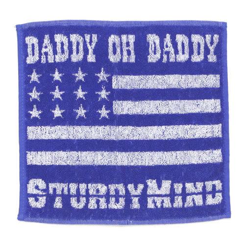 Daddy Oh Daddy (ダディオダディ)  ミニタオル ハンカチタオル ブルー（25cm×2...