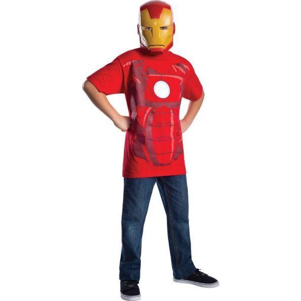 MARVEL (マーベル)　アベンジャーズ アイアンマン　Tシャツ・マスクセット　子供用L　(12歳...