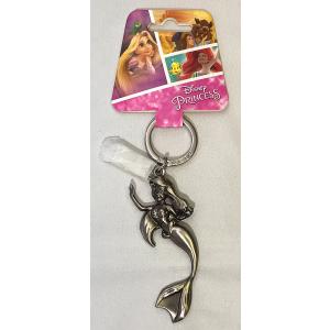 Disney (ディズニー) プリンセス アリエル キーリング メタルシルバー キーホルダー