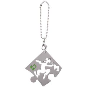 Disney (ディズニー) Goofy (グーフィー) Puzzle Pewter Keyring メタルタイプ キーリング キーホルダー