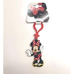 Disney (ディズニー ) Minnie Mouse (ミニーマウス) ビキニ姿 クリップオン キーリング ラバータイプ キーホルダー