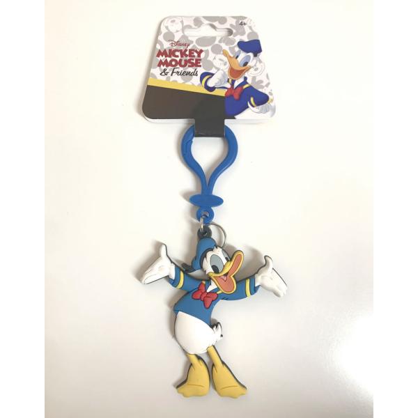 Disney Donald Duck (ディズニー ドナルド) ラバータイプ クリップオン キーリン...