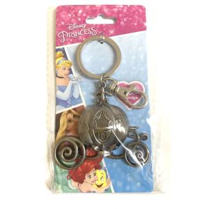 Disney (ディズニー)　Cinderella （シンデレラ）Carriage　Pewter Keyring　キーリング メタル キーホルダー
